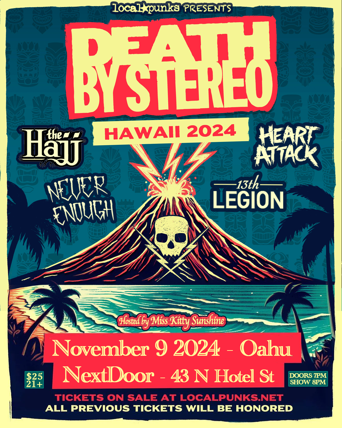 Death By Stereo - Honolulu (NEW DATE)