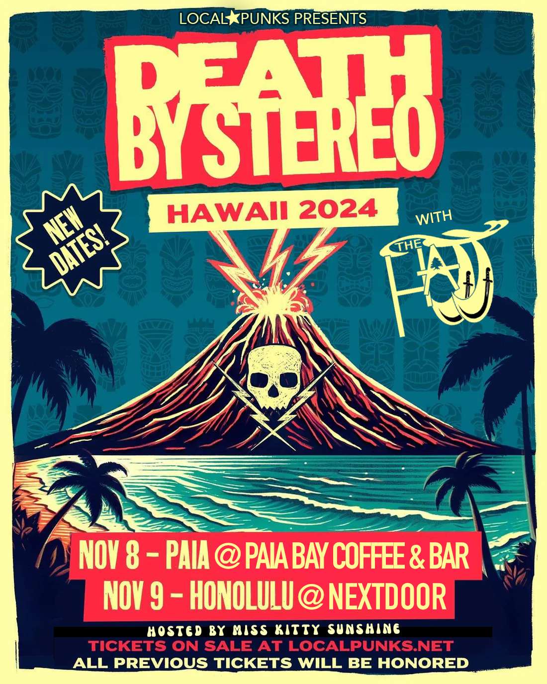 Death By Stereo - Maui (NEW DATE)