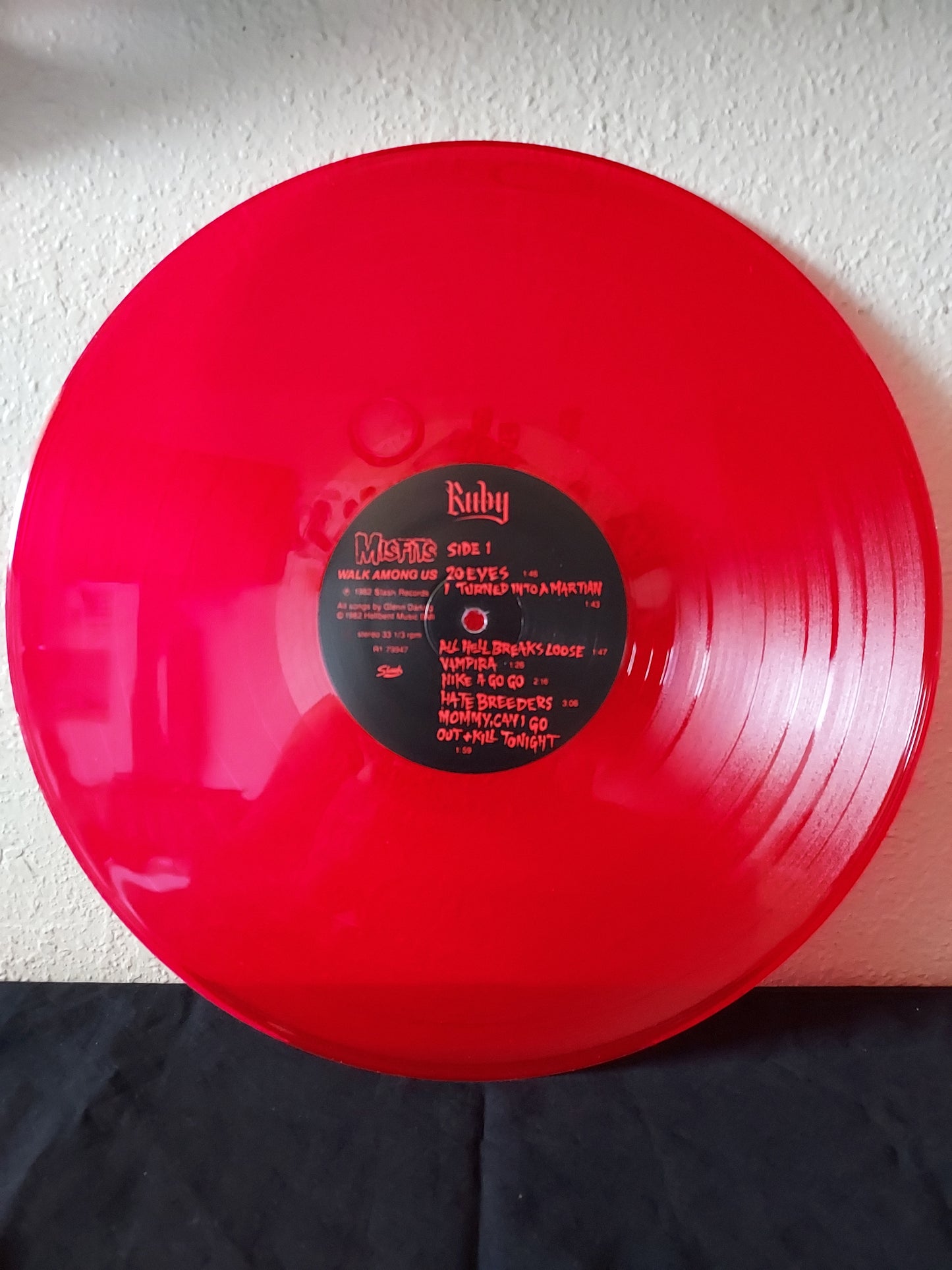 Misfits-Walk Among Us-Blood Red Vinyl-RSD issue-Limited