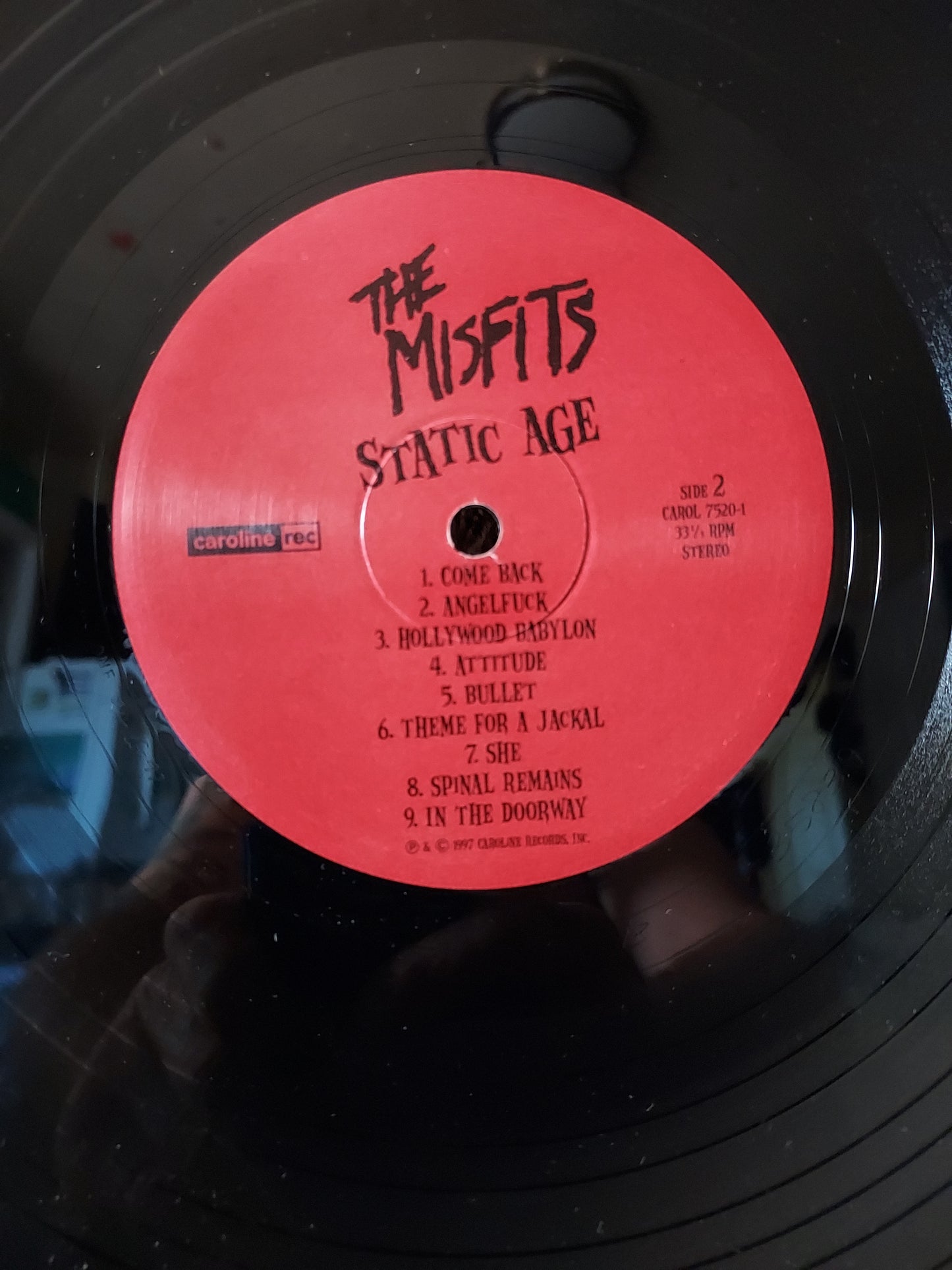 Misfits-Static Age- Ist Pressing